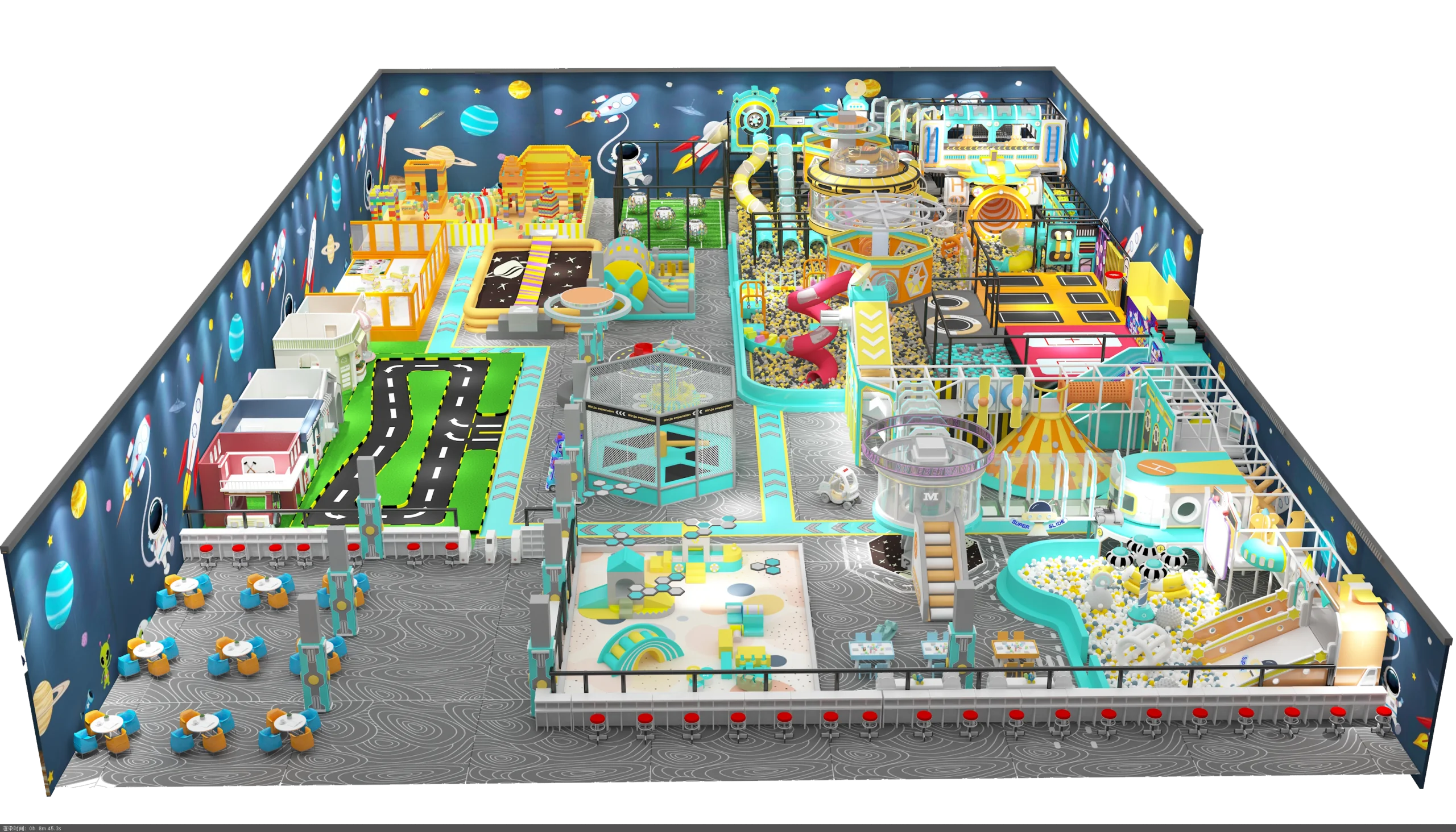 3500sqm Ultimate Space-Themed Family Entertainment Complex: The Future of Indoor Playgrounds by Ledi Amusement