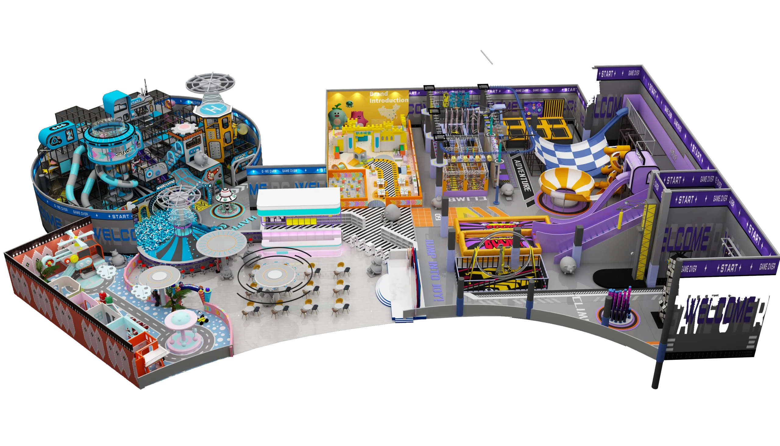 2000sqm Modern Indoor Adventure Park: A Premium Multi Layered Playground Solution by Ledi Amusement
