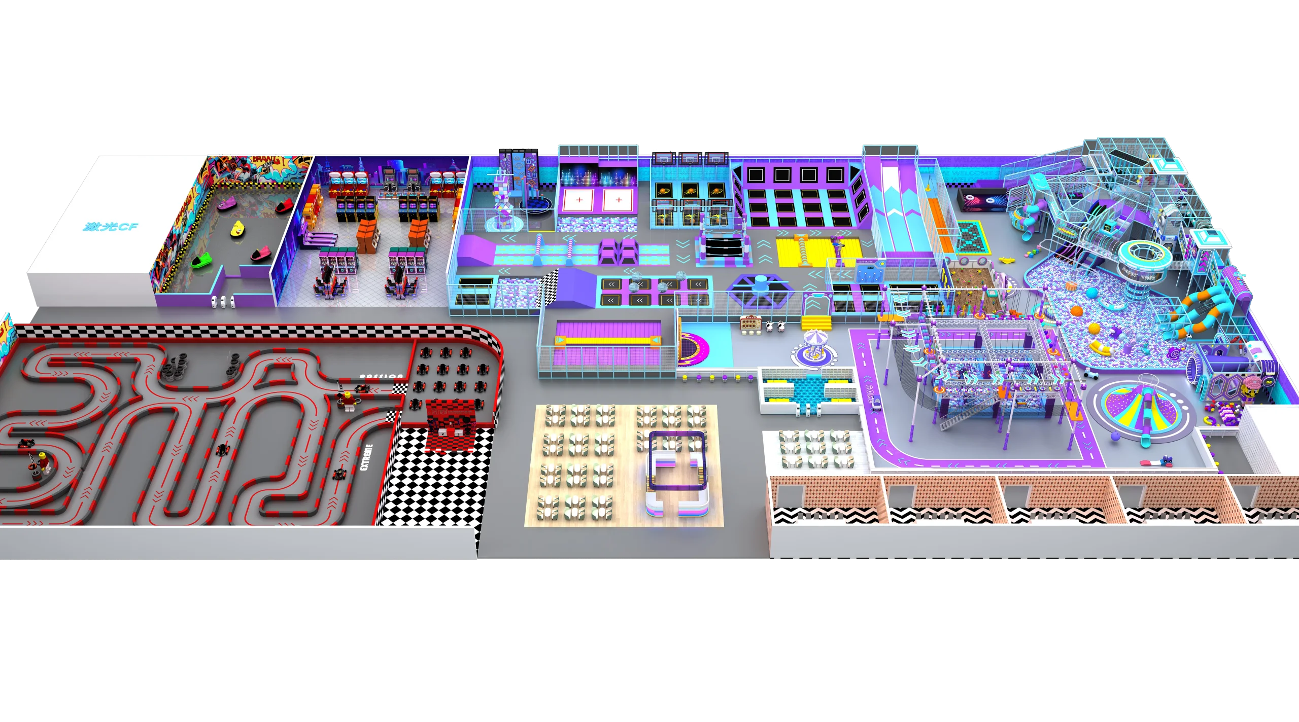 3200sqm Ultimate Family Entertainment Center: A Premier Indoor Mega-Park Solution by Ledi Amusement