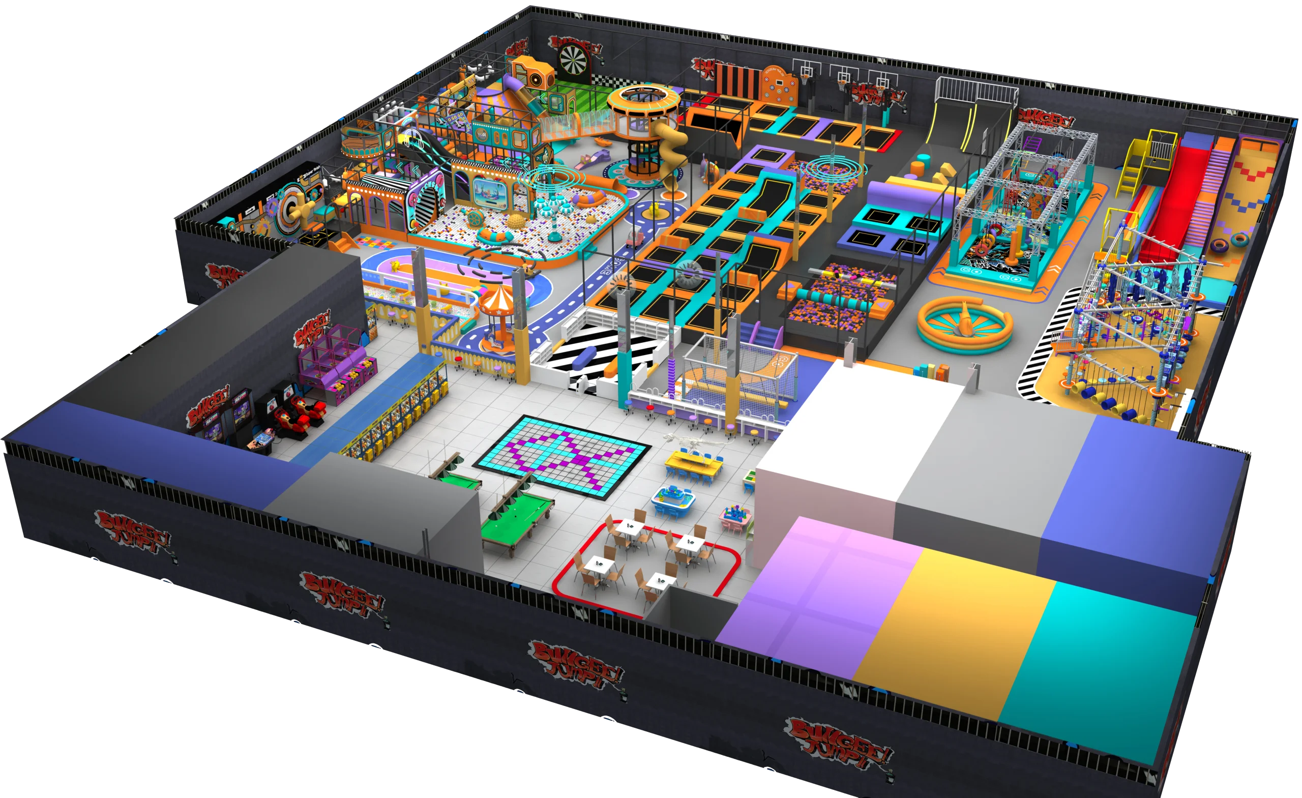 1800sqm Ultimate Family Entertainment Center: Turnkey Indoor Park Solution by Ledi Amusement