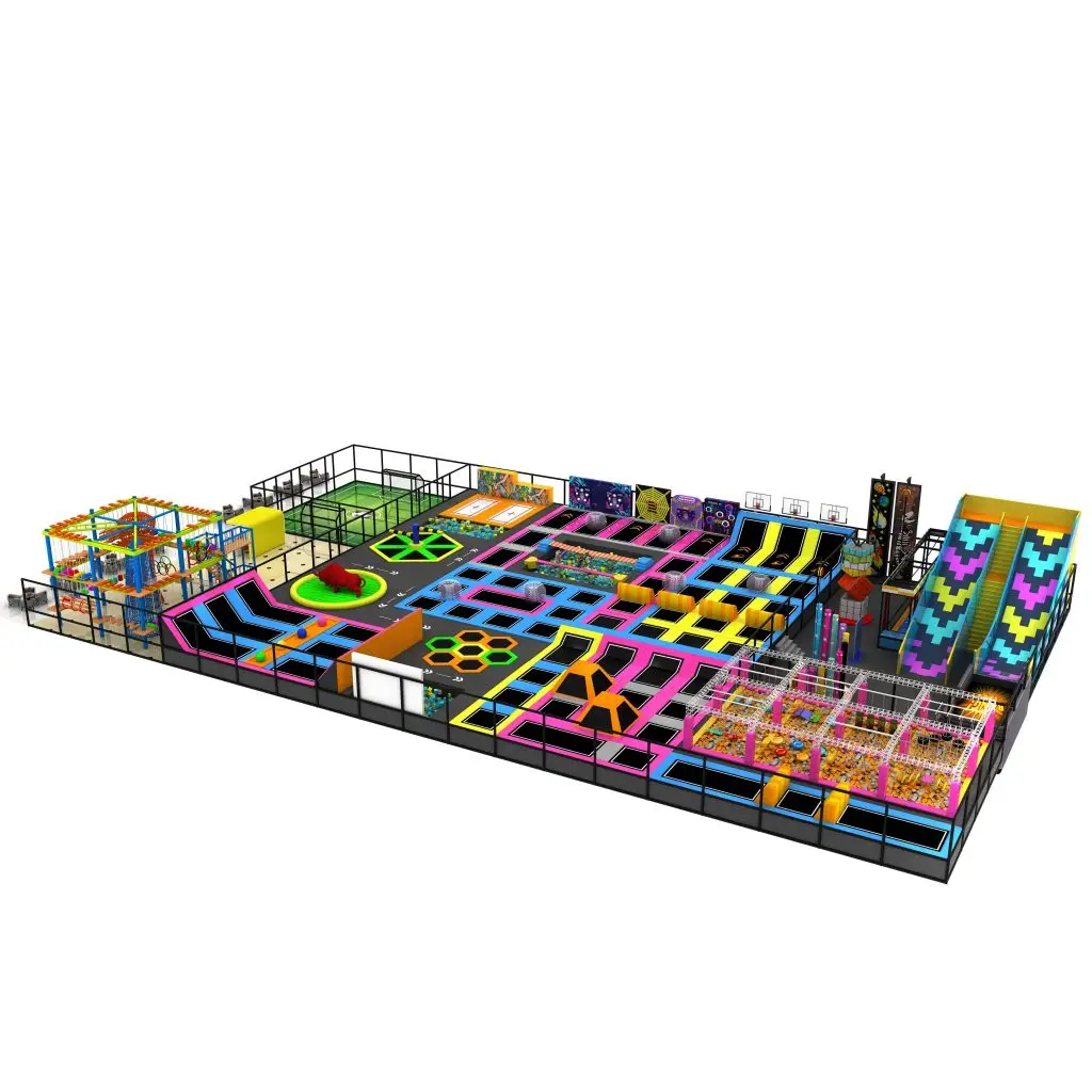 Commercial Trampoline Park Netting Guide: Why Cheap Nylon Mesh Fails for High-Frequency Venues